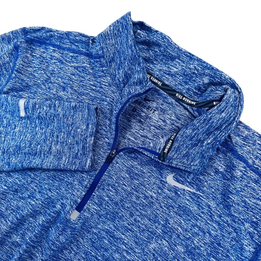 Nike Running Men's XL Blue Dri-FIT 1/2 Zip Running Pullover Blue 683485-458 Gym